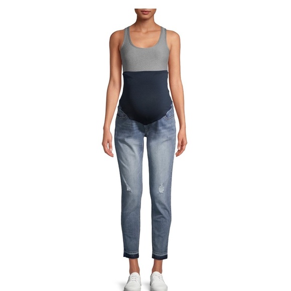 Maternity Straight Leg Jeans for Women - Picture 4 of 6